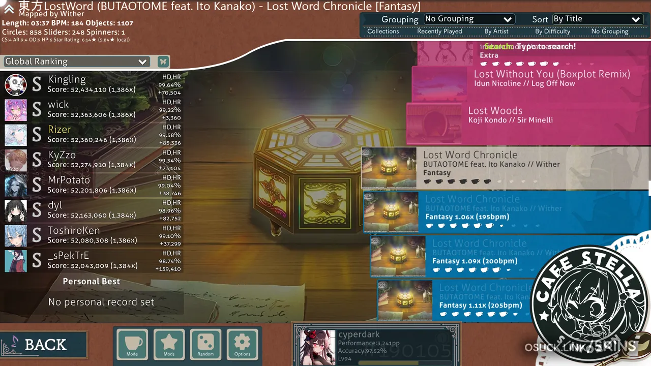 Screenshot of Cafe Stella - Sumizome Nozomi v1.0