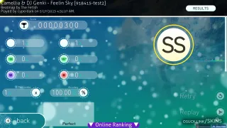 Snowy Circles osu skin,Snowy Circles osu skin,minimalistic osu skin,