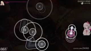 Mizuki Akiyama! osu skin