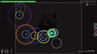 AMONG OSU osu skin,AMONG OSU osu skin,