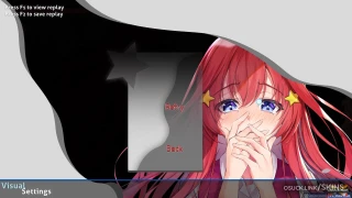 Nakano Itsuki 中野五月 osu skin,Nakano Itsuki 中野五月 osu skin,xaexor osu skin,gotoubun osu skin,