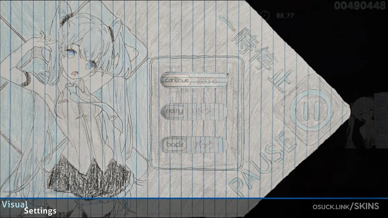 Screenshot of Colored paper miku v1.0