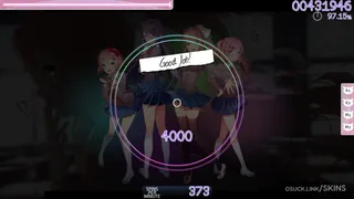 Yuri (DDLC) osu skin,Yuri (DDLC) osu skin,