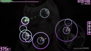 Neon Flower Style osu skin
