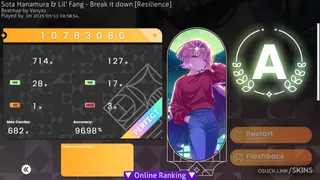 Gakuen Mao osu skin,Gakuen Mao osu skin,