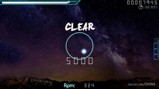 Asteria (CLEAR) osu skin,Asteria (CLEAR) osu skin,clear osu skin,