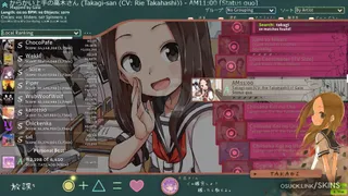 TAKAGI-san osu skin,TAKAGI-san osu skin,takagi osu skin,