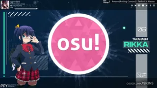 KyoColle - Takanashi Rikka osu skin,KyoColle - Takanashi Rikka osu skin,rikka takanashi osu skin,chuunibyou demo koi ga shitai! osu skin,